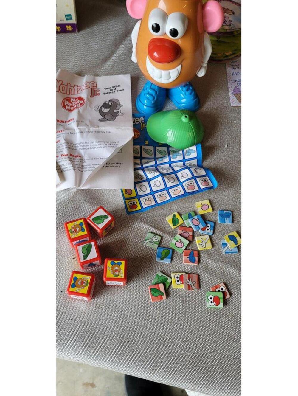 Mr potato head yahtzee  junior